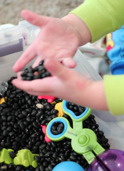 DIY Easy Sensory Bin For Speech & SPD