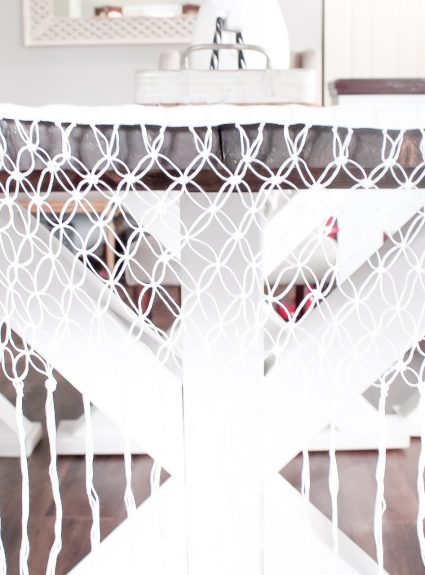 Easy DIY Macrame Table Runner