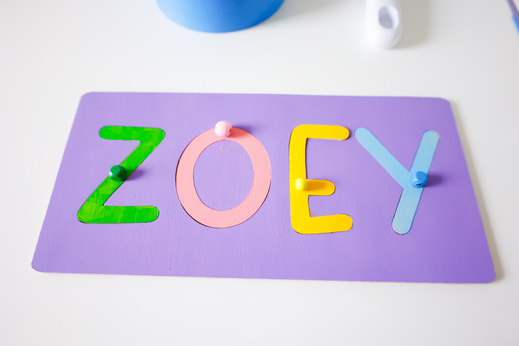 DIY Wood Name Puzzle with Your Cricut