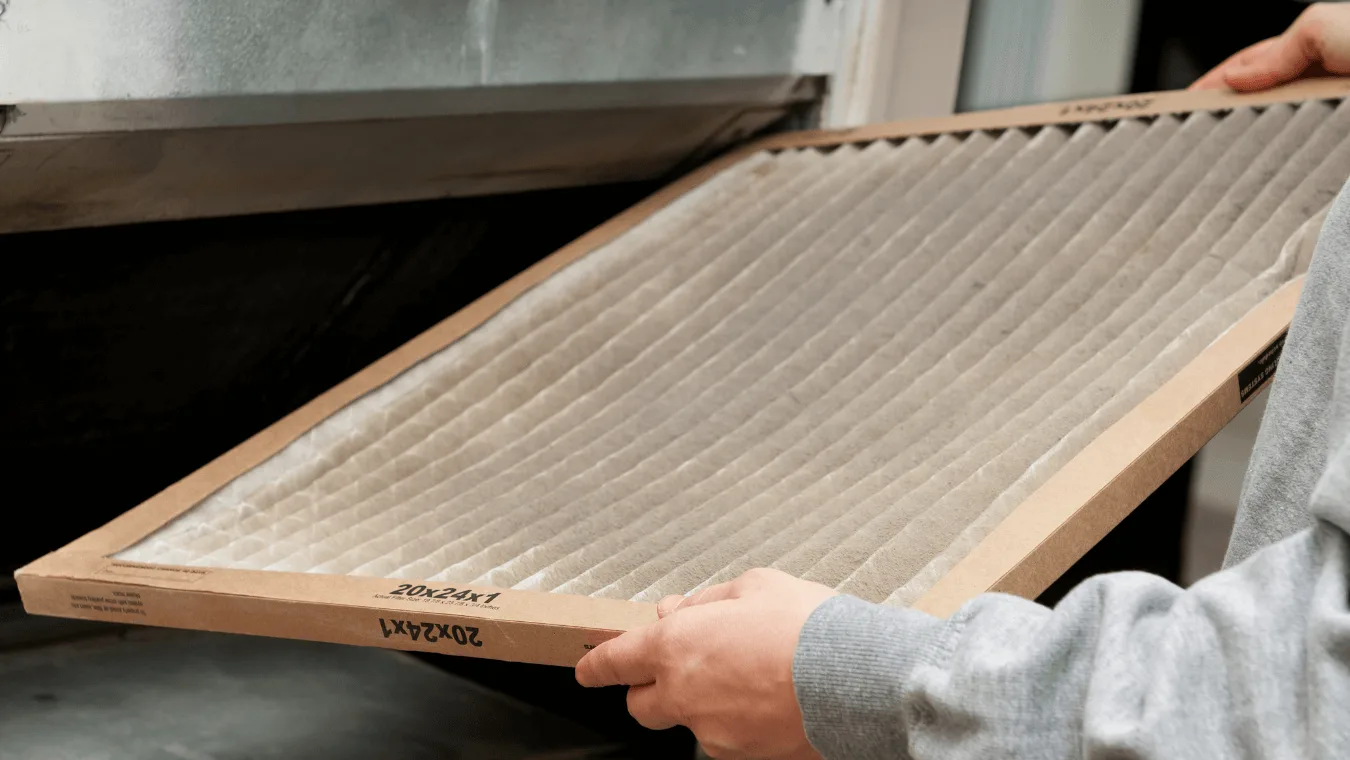 changing air filter