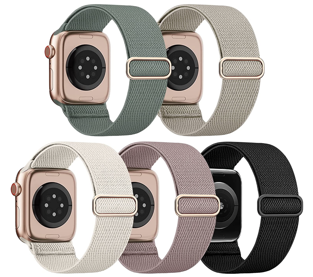 5-Pack Stretchy Apple Watch Bands Deal