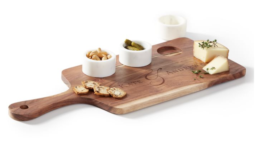 Wood And Marble Serving Board – 40% Off