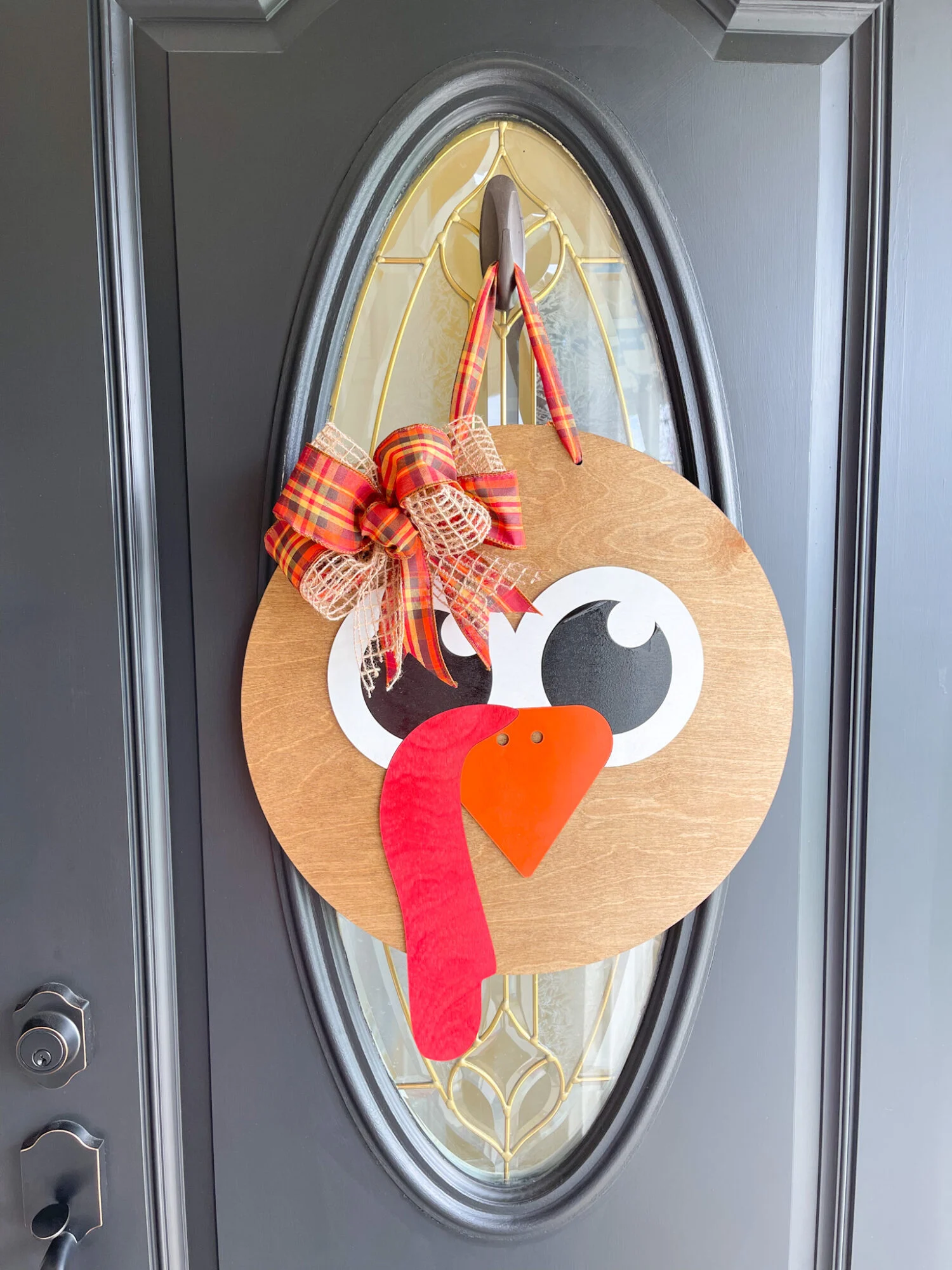 Finished Turkey Door Hanger